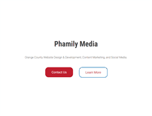 Tablet Screenshot of phamilymedia.com